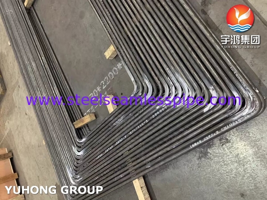 ASTM A179 لوله غیر منظم فولادی کربن U Bend Tube Exchanger Tube Boiler Tube