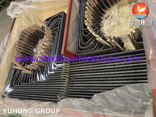 ASTM A179 لوله غیر منظم فولادی کربن U Bend Tube Exchanger Tube Boiler Tube