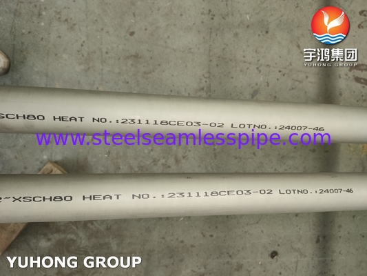 تصفیه آب ASTM A790 UNS S32750 لوله های فولادی فولادی فولادی