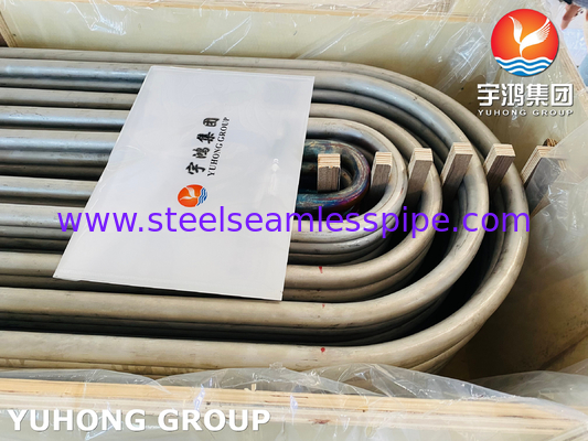 ASME SA213 TP316L 1.4404 لوله خم U فولاد ضد زنگ بدون درز برای مبادله گرما