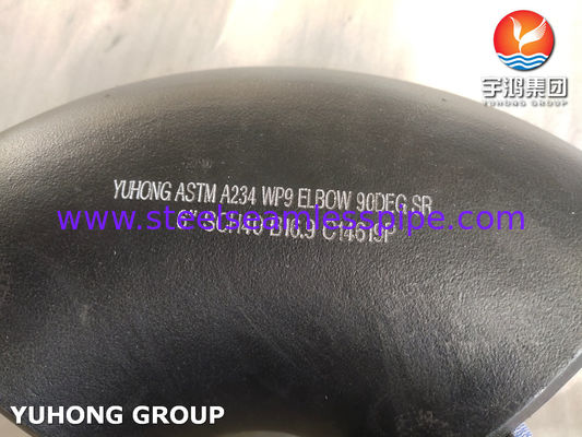 لوازم صیقل ASTM A234 WP9 از فولاد کربن 180 درجه