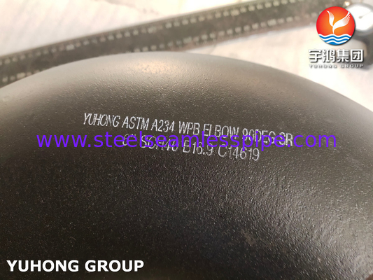 فولاد کربنی ASTM A234 WPB 90/180 درجه SR آرنج