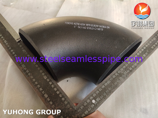 فولاد کربنی ASTM A234 WPB 90/180 درجه SR آرنج