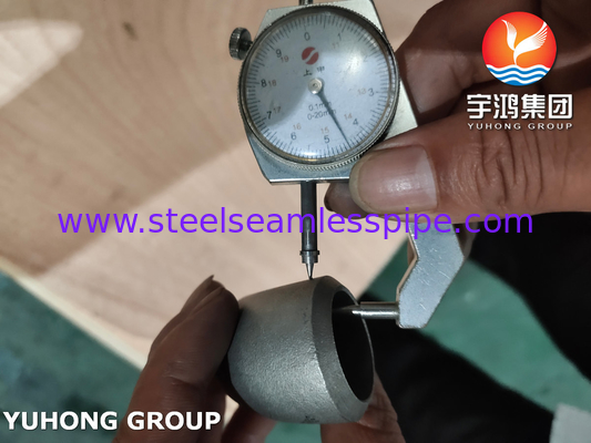 ASTM A403 WP310S-S فولاد ضد زنگ 90 درجه شعاع بلند آرنج