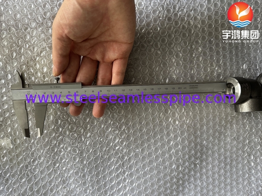 A182 F53 F92 1/2&quot; #3000 90° سوکت سوکت جوش ASME B16.11 برای نیروگاه ها