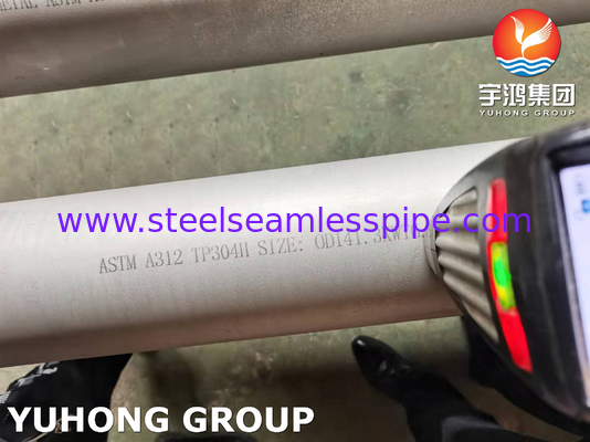 ASTM A312 TP304H / 1.4948 لوله فولاد ضد زنگ لوله گرد بدون درز