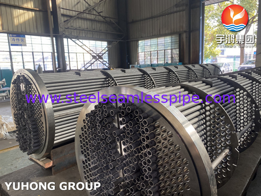 بسته لوله مبدل گرما، لوله بی درهم فولاد ضد زنگ ASME SA213 TP316L ، لوله sheet SA350 LF2 CL1N