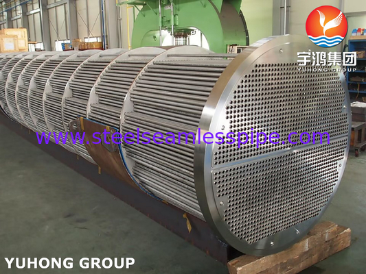 بسته لوله مبدل گرما، لوله بی درهم فولاد ضد زنگ ASME SA213 TP316L ، لوله sheet SA350 LF2 CL1N