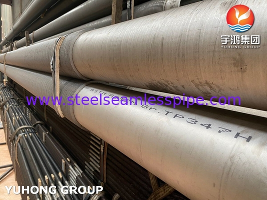 لوله های فلک دار ASTM A312 TP347H SS Strip Solid Fin Tube برای اقتصاد بخش