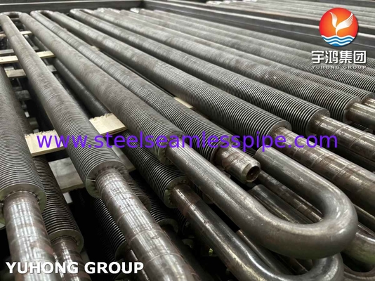 لوله فلک دار با فرکانس بالا HFW مبادله گرما U Bend Fined Convection Tube