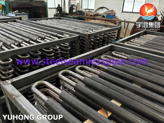 لوله فلک دار با فرکانس بالا HFW مبادله گرما U Bend Fined Convection Tube