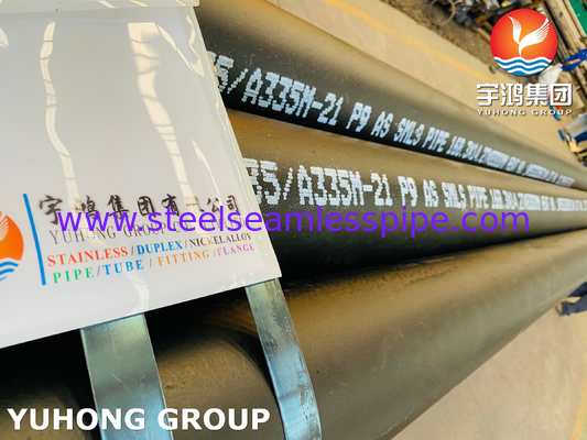 ASTM A335/ ASME SA335 P9 لوله بدون درز فولاد آلیاژ
