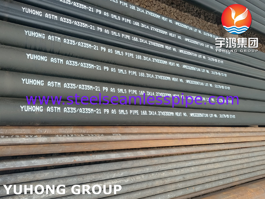 ASTM A335/ ASME SA335 P9 لوله بدون درز فولاد آلیاژ