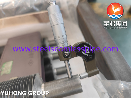 نوع L لوله ای A179 ASME SA179 با آلومینیوم 1060 برای تهویه هوا خنک