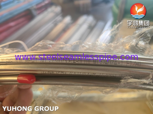 لوله کویل بدون درز فولاد ضد زنگ درجه TP304 / 304L و TP316 / 316L ترشی / سطح روشن آنیل ASME SA213