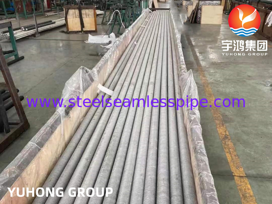 ASME SA249 TP304 AL لوله های فلزی نوع T برای مبادله گرما کوره خشک