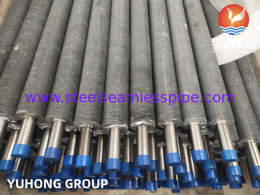 ASME SA249 TP304 AL لوله های فلزی نوع T برای مبادله گرما کوره خشک