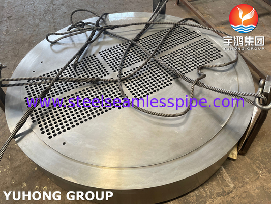 ASME SA516 GR.70N صفحه لوله ثابت برای استفاده از لوازم جانبی مبادله گرما