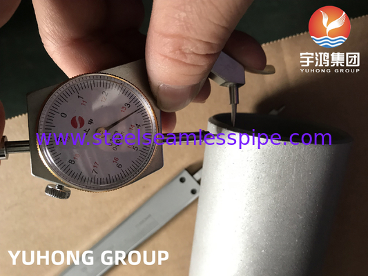 ASTM A815 UNS S31803 دو لوله فولادی دو لوله ای 45 درجه Y لابراتوار
