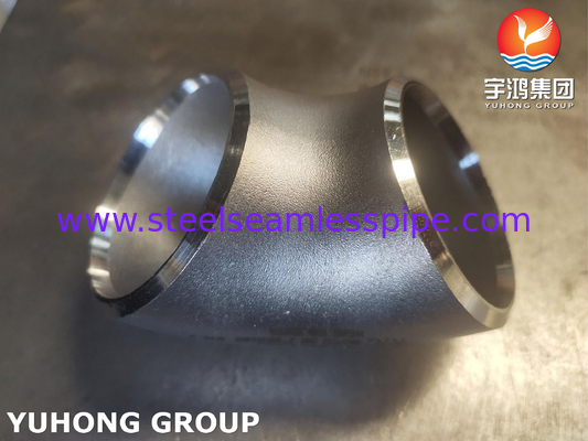 ASTM A815 WP-S UNS S32750 90° / 45° SR لوازم جانبی BW استیل دوگانه آرنج