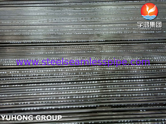 ASTM A213/ASME SA213 GR.T5 لوله بدون درز از فلز آلیاژ برای استفاده در مبادلات گرما و دیگ