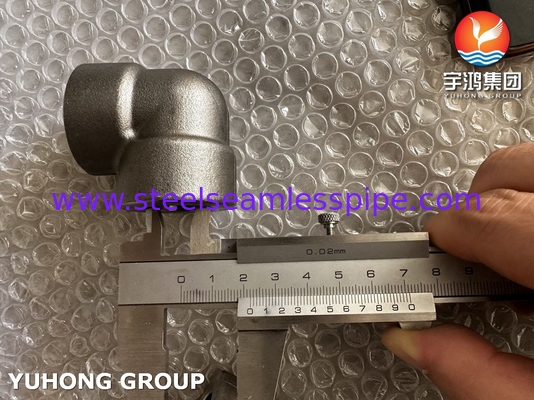 ASTM A182 F92 K92460 استیل 90 درجه استیل ضد زنگ آرنج B16.11