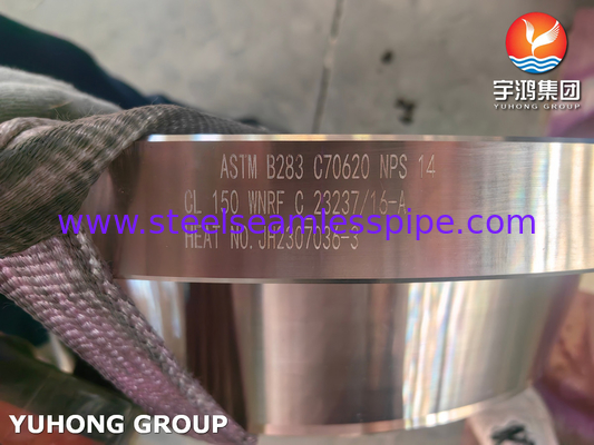 ASTM B283 C70620 فلنج RF گردن جوش مس