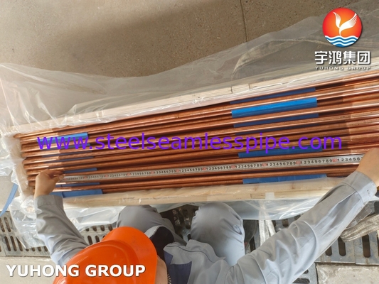 ASTM B111 C12200 لوله فلز مس پایین برای صنعت نفت و گاز