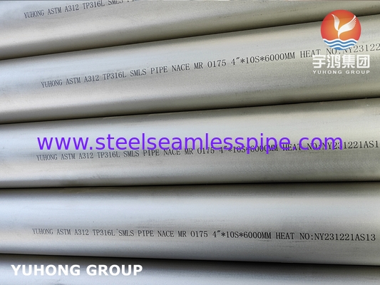 ASTM A312 TP321 / S32100 لوله بی سیم NACE MR0175 / ISO 15156 تایید شده