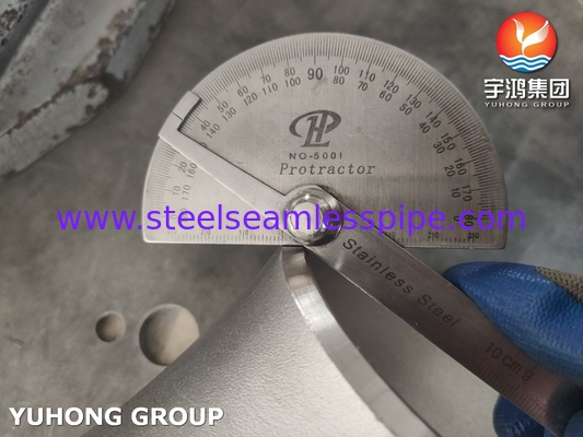 ASTM A403 WP304H لوله بلت ولد فولاد ضد زنگ مناسب 90 درجه SR آرنج