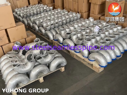 از فولاد ضد زنگ / دوپلیکس باطنی مناسب با 180 درجه مچ بند بازگشت ASME B169