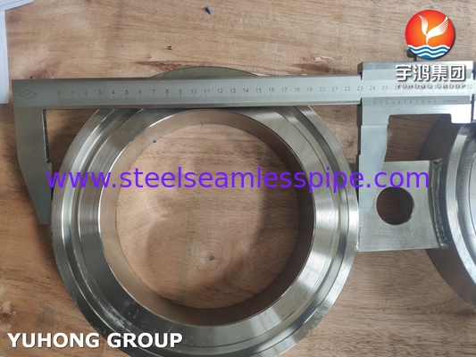ASTM A182 F51 دو قطعه فولاد چشم انداز فلنج کور / B16.48 RTJ شکل-8 خالی