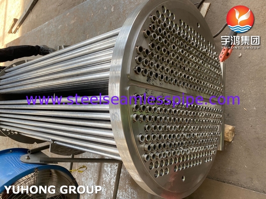ASME U Stamp Customized Tube Bundle Steel Heat Exchanger لوله بدون درز
