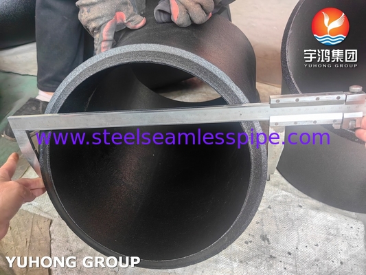 لوازم جانبی قطر بزرگ ASTM A234 WPB LR 45 درجه آرنج B16.9