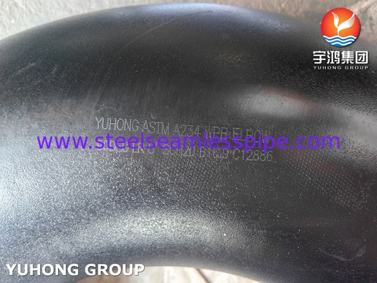لوازم جانبی قطر بزرگ ASTM A234 WPB LR 45 درجه آرنج B16.9