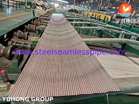 ASTM B111 C70600 لوله نرم آنیل O61 مرکب مس نیکل لوله خنک آب دریا