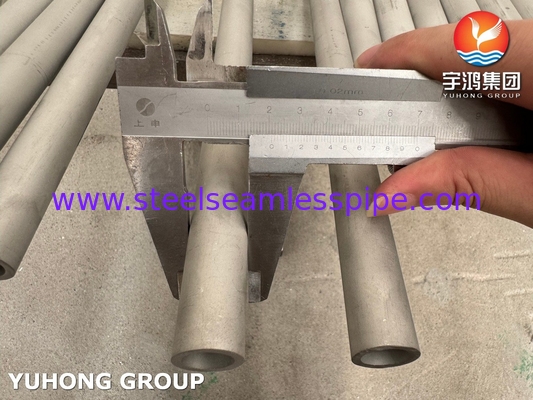 لوله بدون درز فولادی سوپر دوبلکس ASTM A790 UNS S32750 مقاوم در برابر اسید