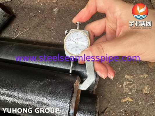 ASTM A335 P9 لوله فولادی آلیاژ بدون دنده برای گرم کننده های آتش