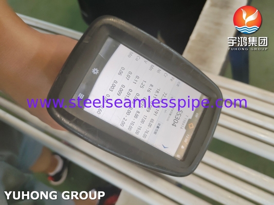 لوله بی سیم فولاد ضد زنگ ASME SA213 TP304 1.4301 19.05 X 1.65 X طول برای مبادله گرما