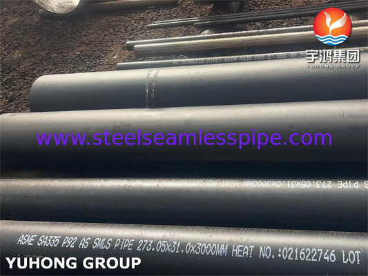 ASTM A335 / ASME SA335 P92 لوله بدون درز فلز آلیاژ لوله دیگ فشار بالا