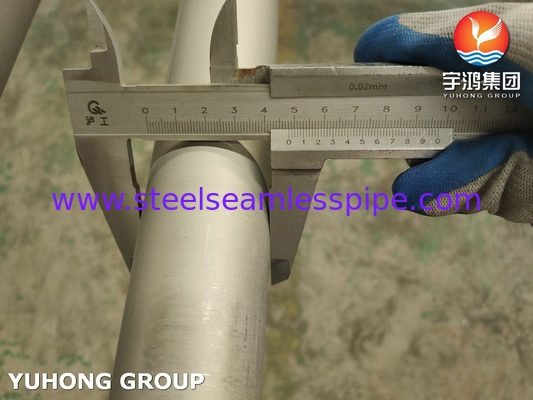 لوله های بی سیم فولاد ضد زنگ EN 10216-5 D2/T1 1.4404 TP316L برای نفت و گاز
