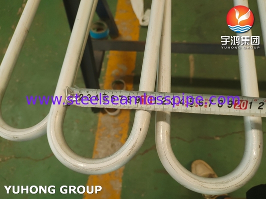ASTM A213 TP304 لوله بی سیم فولاد ضد زنگ مبادله گرما لوله خم U