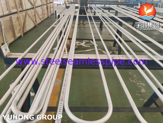 ASTM A213 TP304 لوله بی سیم فولاد ضد زنگ مبادله گرما لوله خم U