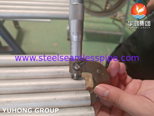 لوله فوق دوگانه 2507 ، ASME SA789 UNS S32750 لوله فولادی دوگانه بدون درز