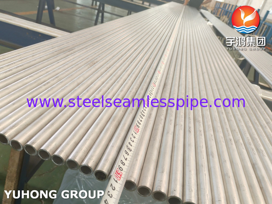 لوله فوق دوگانه 2507 ، ASME SA789 UNS S32750 لوله فولادی دوگانه بدون درز