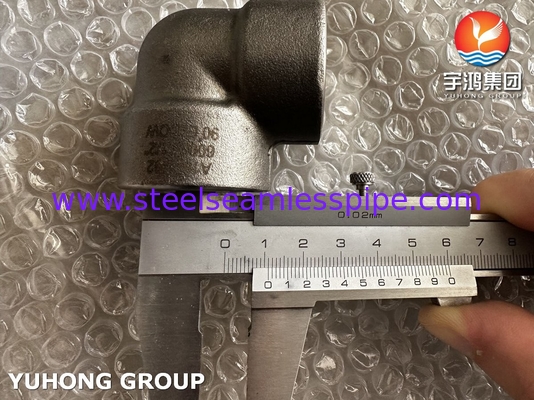 ASTM A182 F92 فولاد آلیاژ 90° آرنج 6000# لوله های ساختگی با فشار بالا