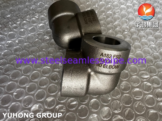 ASTM A182 F92 فولاد آلیاژ 90° آرنج 6000# لوله های ساختگی با فشار بالا