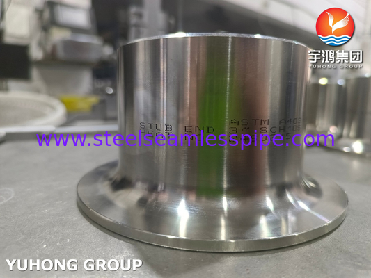 ASTM A403 WP317 فولاد ضد زنگ B16.9 Buttweld Lap Joint Stub End