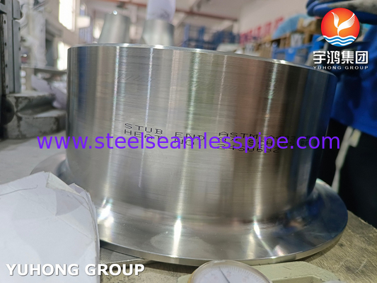 ASTM A403 WP317 فولاد ضد زنگ B16.9 Buttweld Lap Joint Stub End