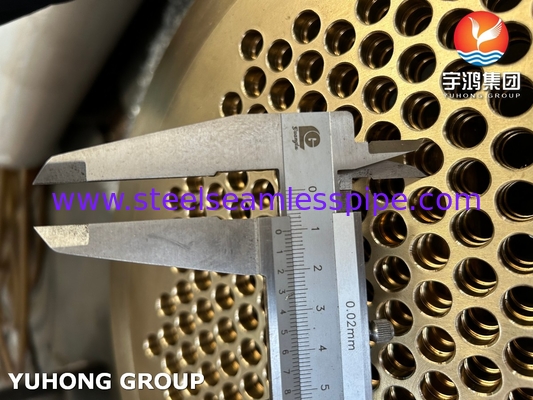 ASTM B171 C46400 ورق لوله از مس دریایی برای مبادله گرما و دیگ